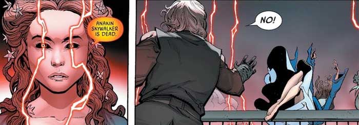 star wars: darth vader se reúne con padme después de su muerte