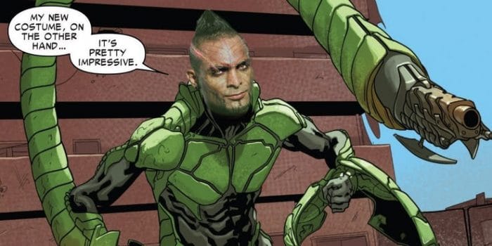 escorpión en spider-man: lejos de casa