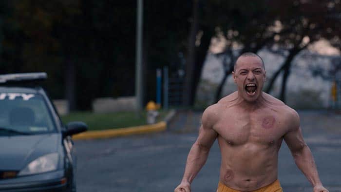 la bestia (james mcavoy) en glass (cristal)