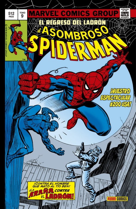 portada de el asombroso spiderman: el regreso del ladrón (panini cómics - marv wolfman)