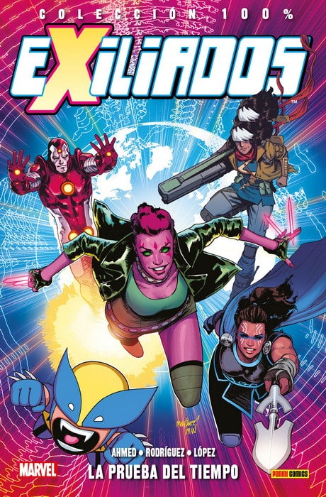 portada de exiliados: la prueba del tiempo (panini cómics - marvel)