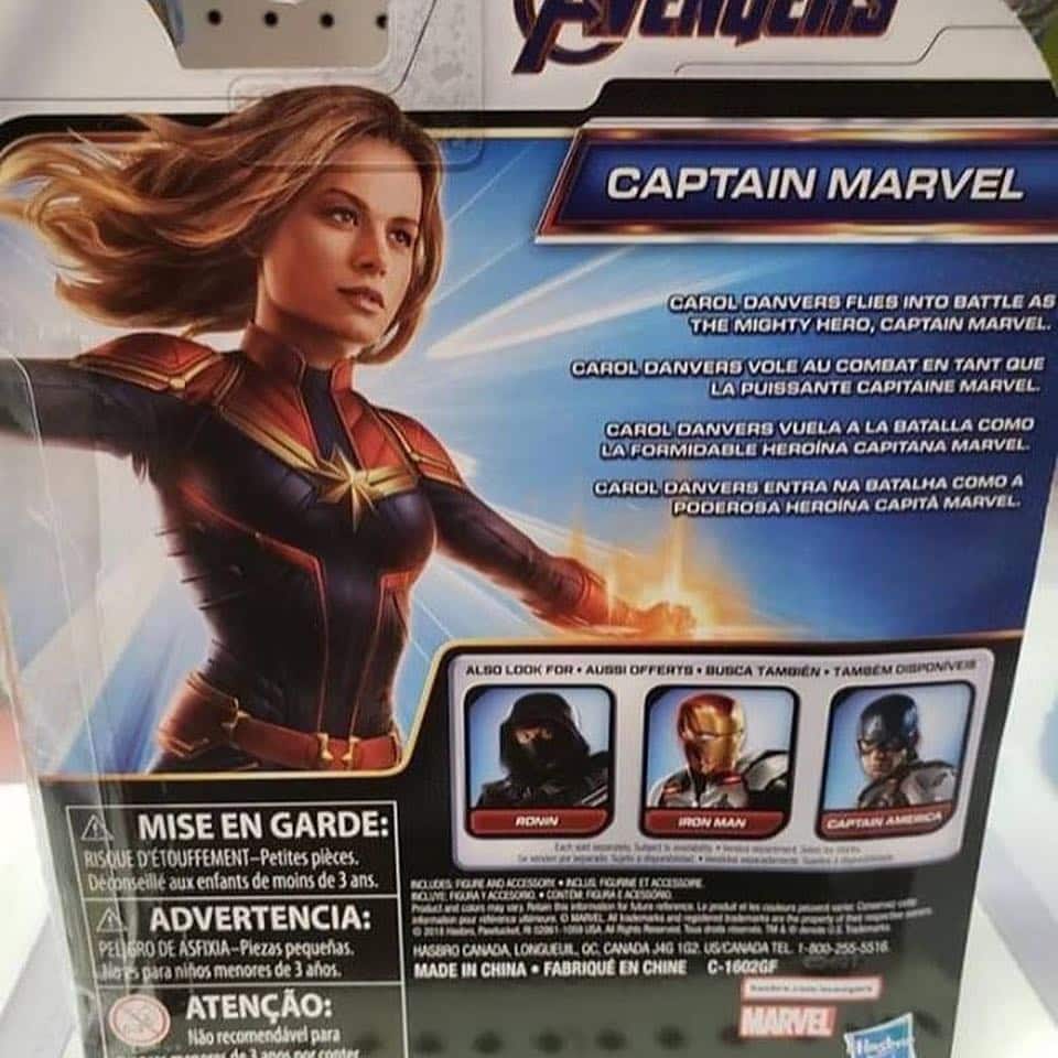 capitana marvel vengadores: endgame