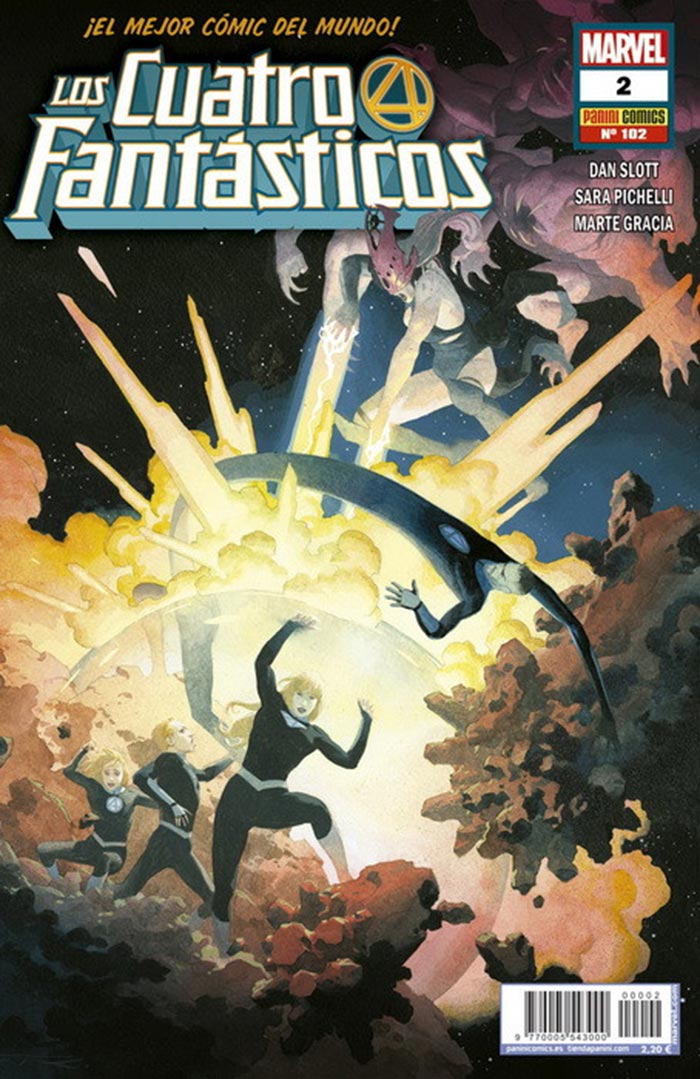 portada de los 4 fantásticos 2 (marvel - panini cómics)