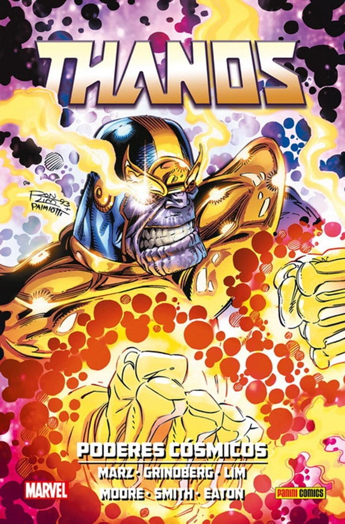 portada de thanos: poderes cósmicos (marvel - panini cómics)