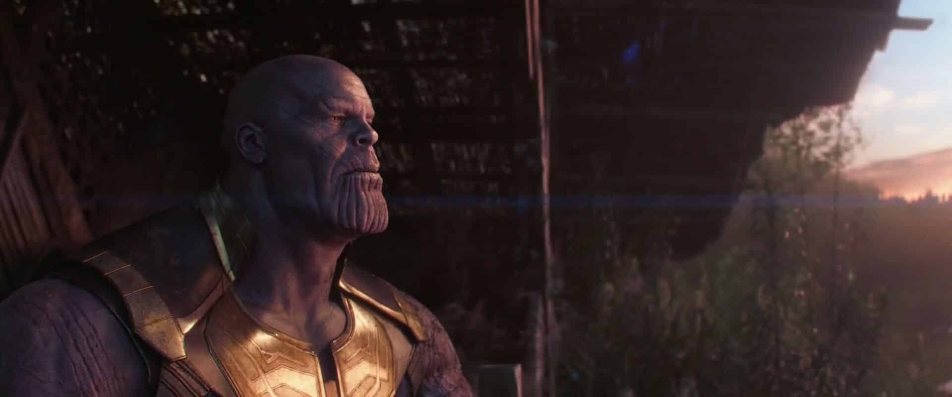 thanos al final de vengadores: infinity war
