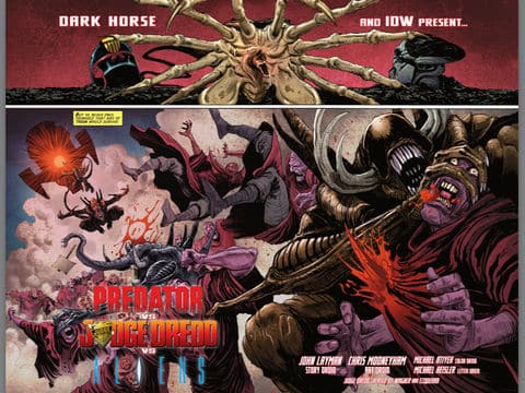 depredador vs juez dredd vs alien: corta y empalma