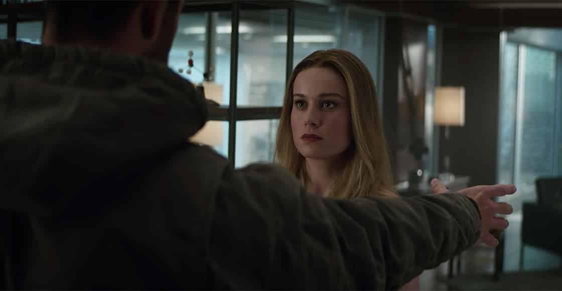 brie larson sabe como capitana marvel podría matar a thanos fácilmente