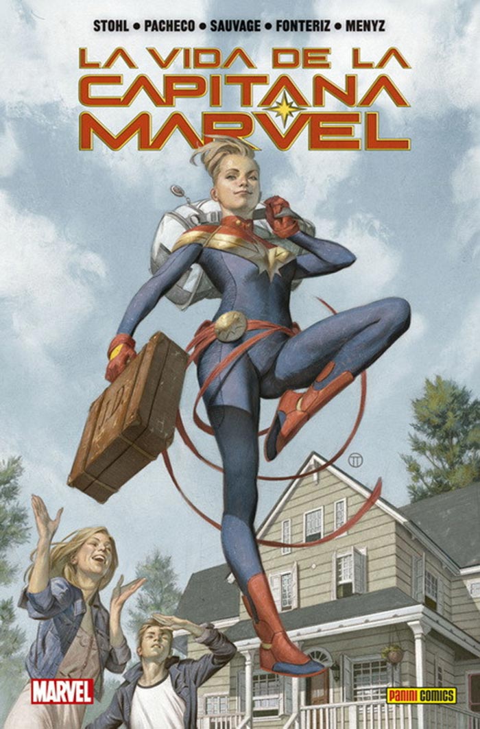 la vida de la capitana marvel (marvel - panini cómics)