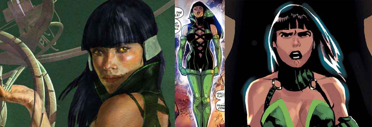 fan art de angelina jolie del personaje que podría interpretar en marvel