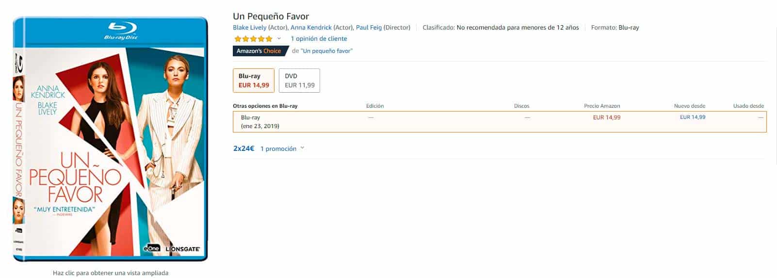 a simple favor blu-ray