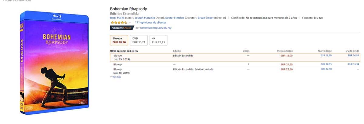 bohemian rapsody blu-ray