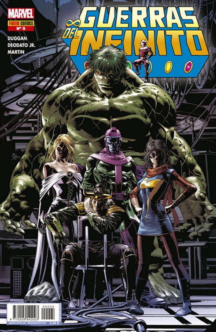 guerras del infinito 5 (marvel - panini cómics)