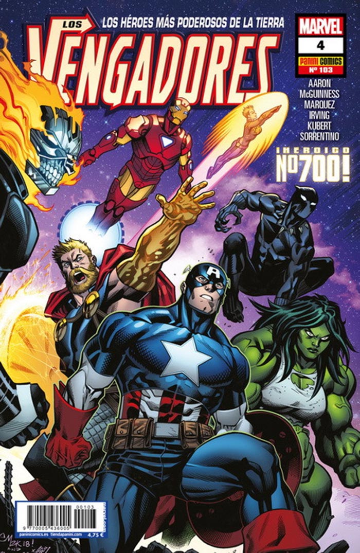 los vengadores 4 (marvel - panini cómics)