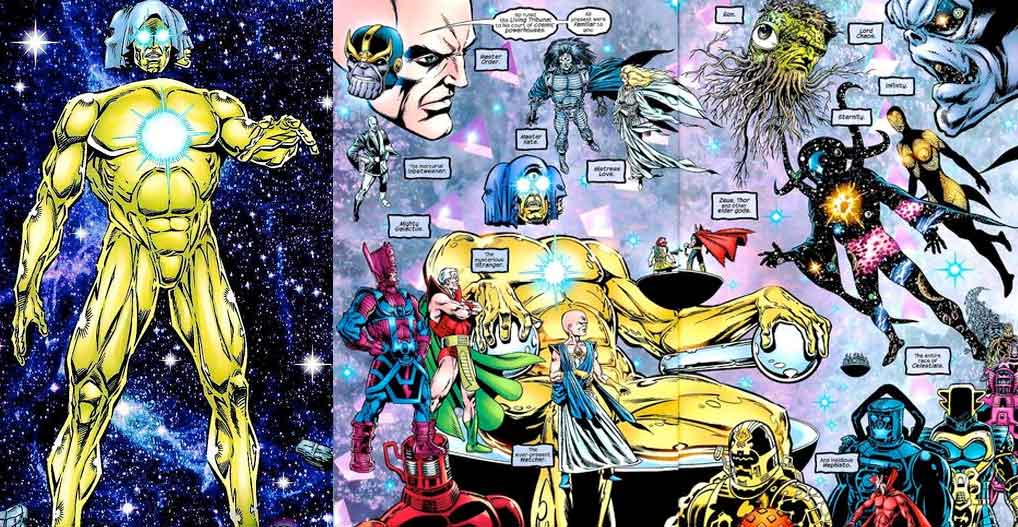 el gran personaje cósmico que casi incluyen en vengadores: infinity war