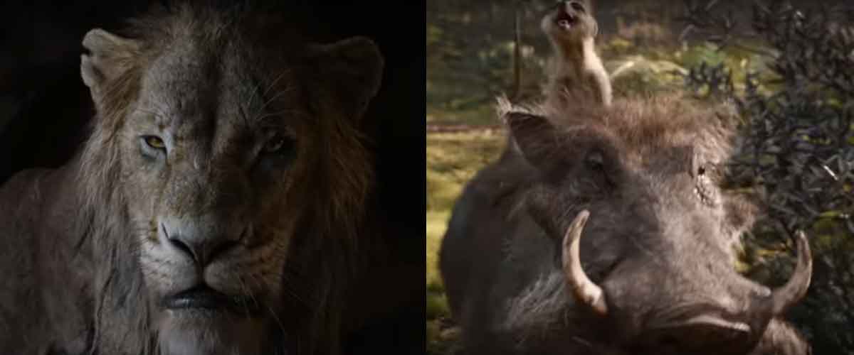 nuevo tráiler de el rey león ¡¡¡por fin vemos a scar, timon y pumba!!!