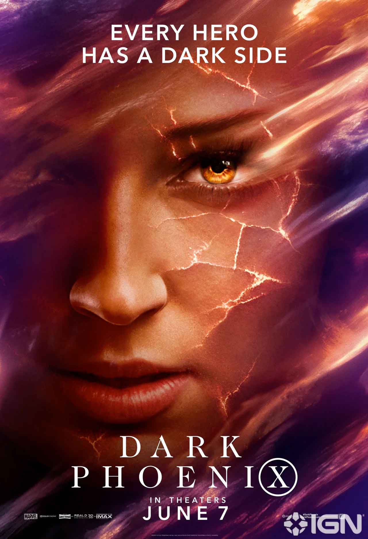 10 espectaculares pósters de x-men: fénix oscura