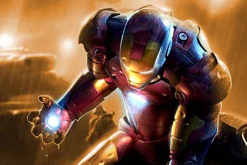 espectacular fan art de iron man con su hija dentro de la gema del alma