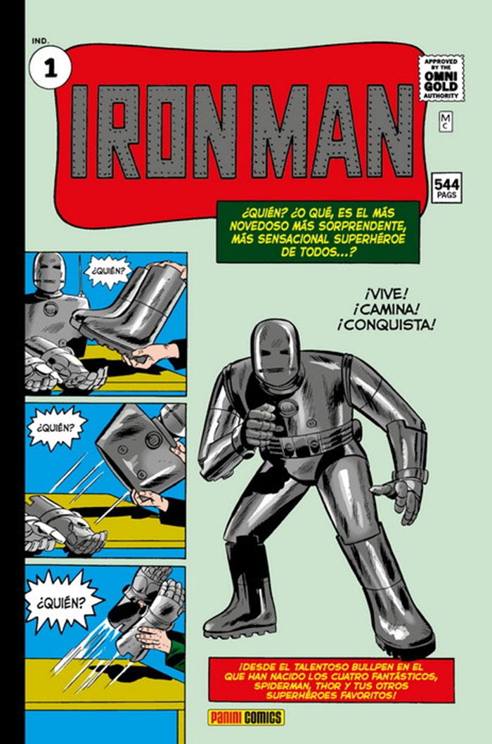 marvel gold: iron man 1 (panini cómics)