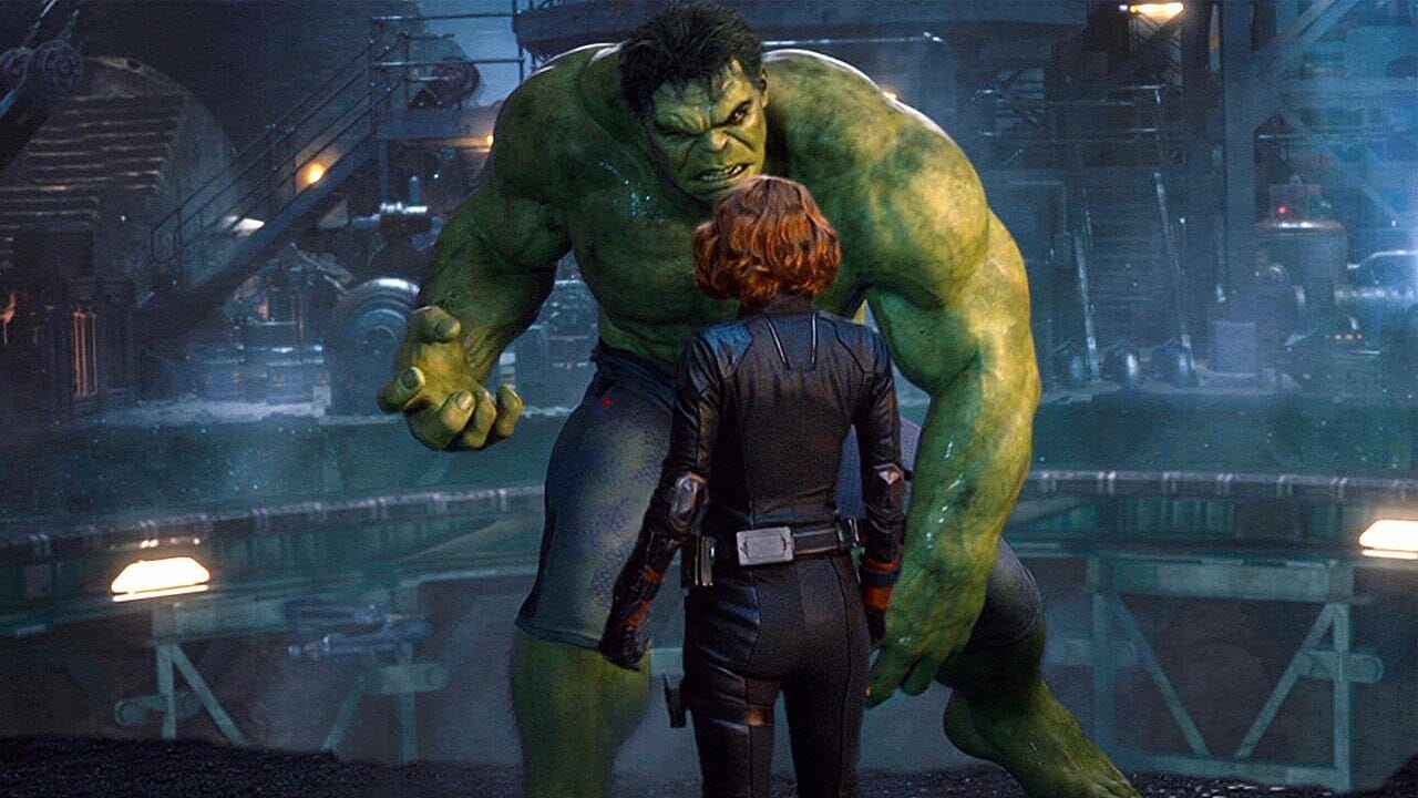 black widow hulk vengadores la era de ultron
