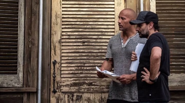 jaume collet-serra y dwayne johnson coincidiran en black adam de dc comics