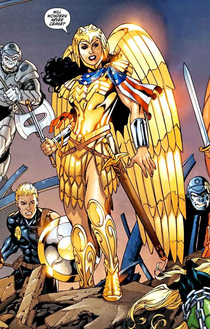 wonder woman 1984 sacude el mundo con su espectacular armadura