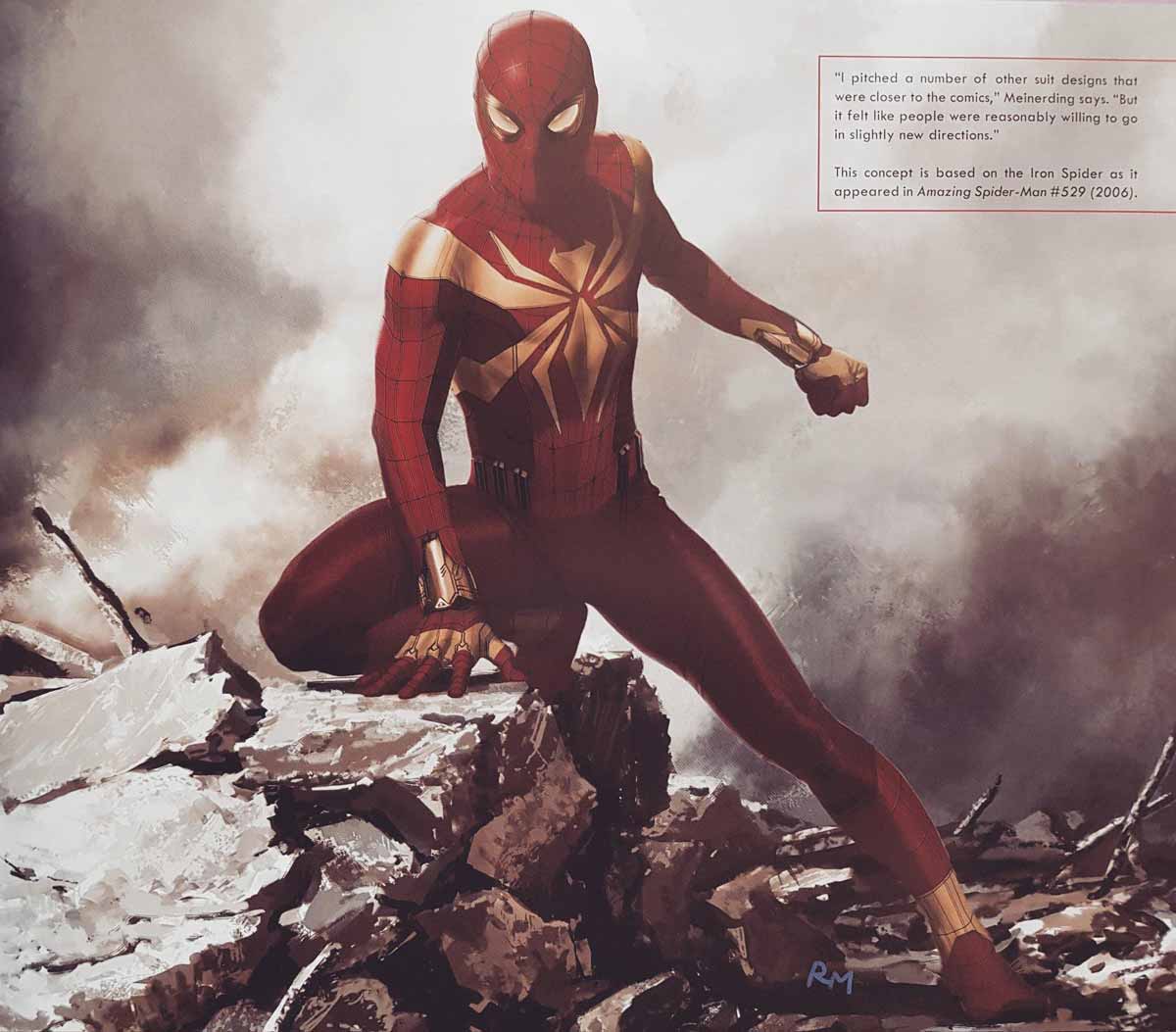 concept art iron spider