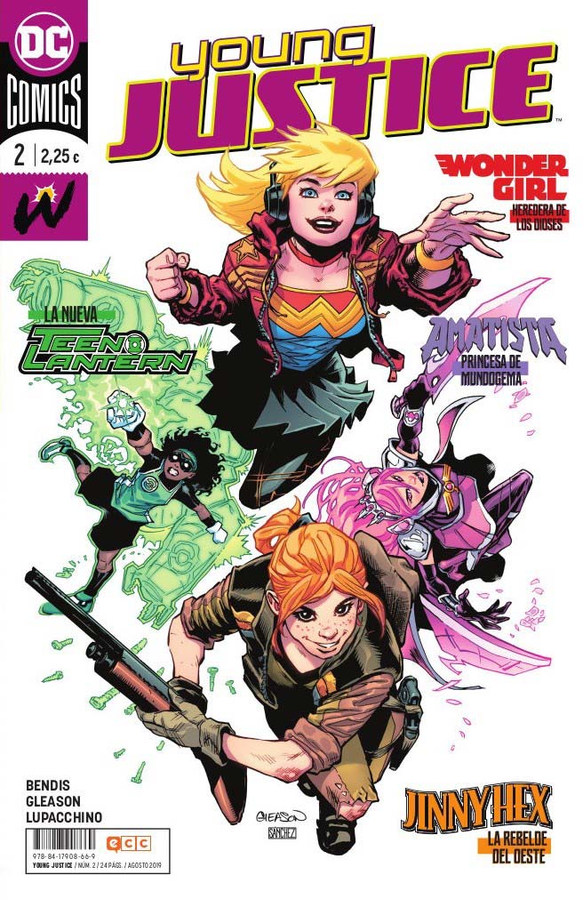 cubierta young justice 2