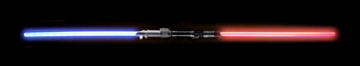 star wars: el sable láser de kylo ren originalmente iba ser muy diferente