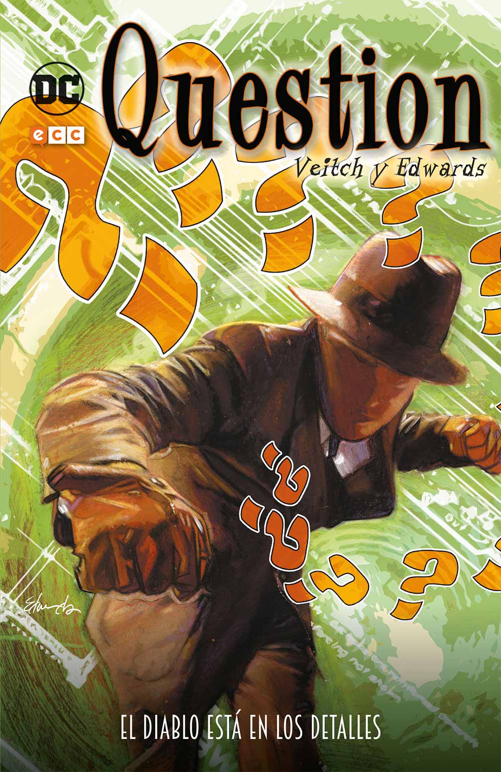 dc comics | portada de question: el diablo está en los detalles