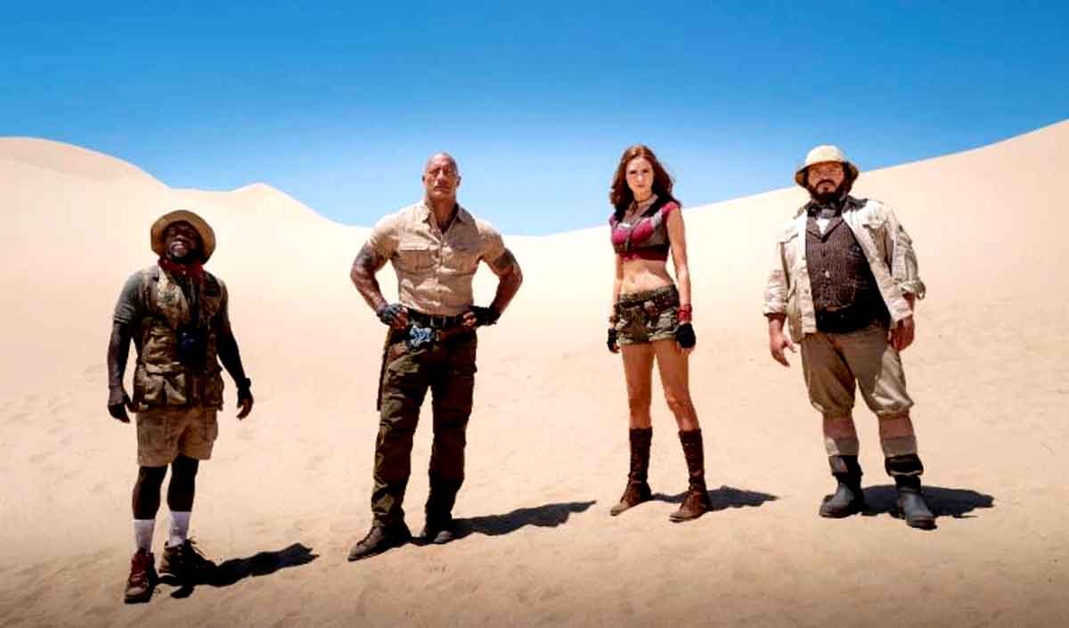 divertido primer tráiler de jumanji: siguiente nivel