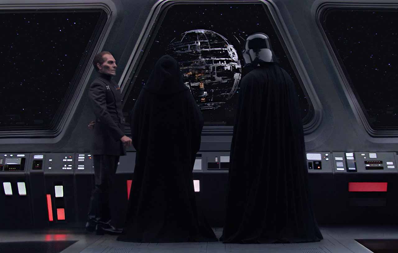 construcción de la estrella de la muerte