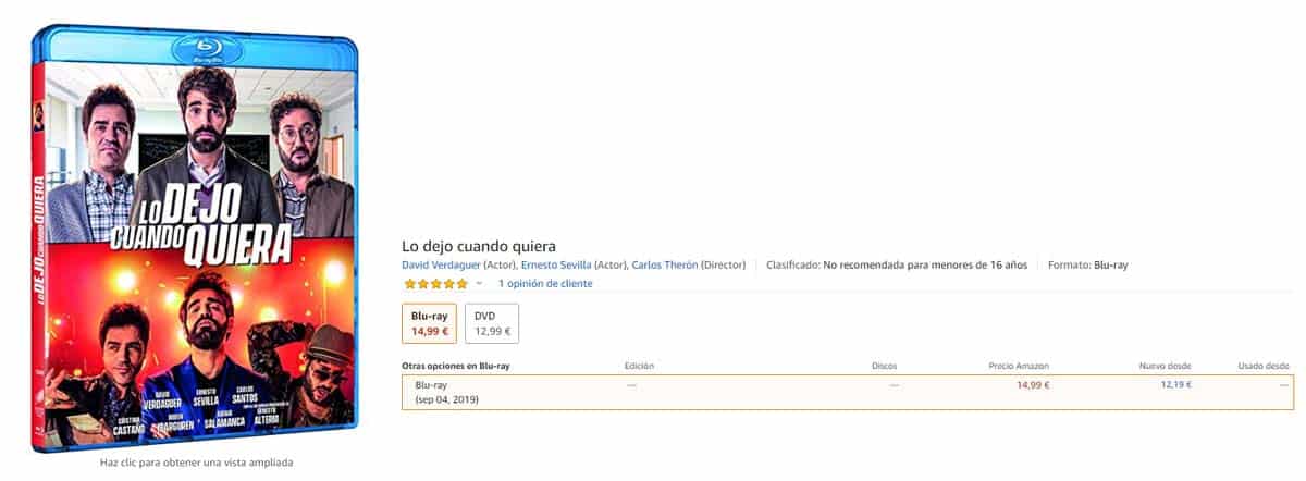 lo dejo cuando quiera blu-ray