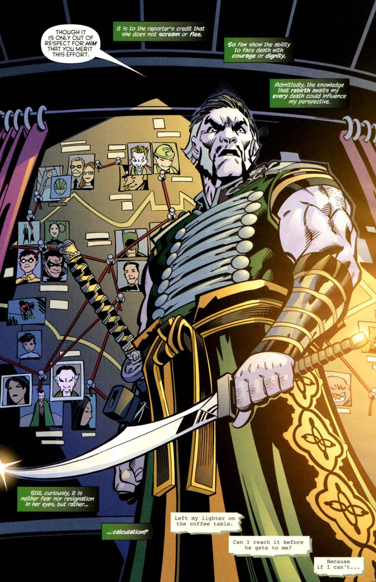 ra's al ghul lider de la liga de las sombras