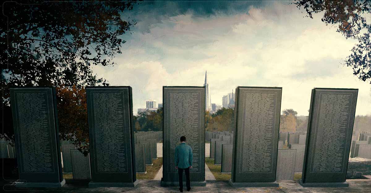 monumento caídos del chasquido de thanos 