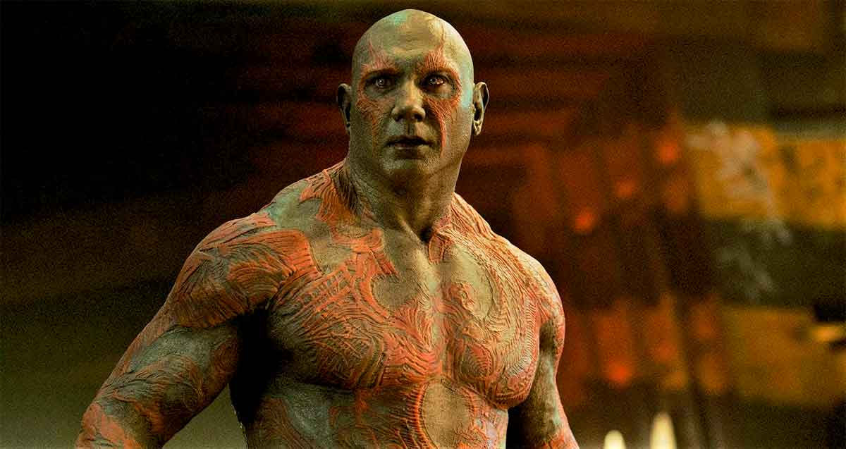 la lucha para que dave bautista fuera drax en guardianes de la galaxia