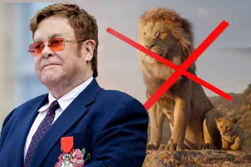 elton john "decepcionado" con la nueva versión de el rel león