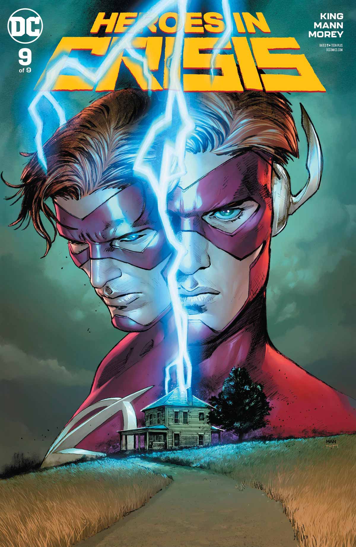 Héroes en crisis 9. Corre siempre hacia adelante, nunca huyas portada de héroes en crisis nº 9 dc comics