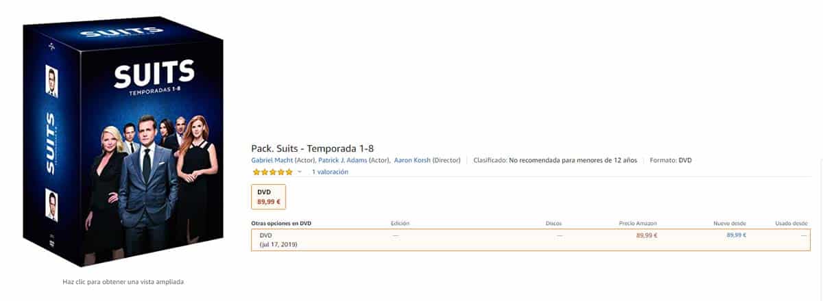 pack. suits - temporada 1-8