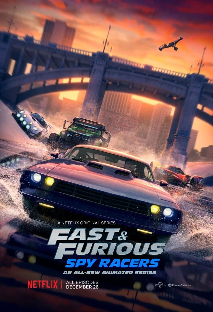 poster de fast & furious: spy racers de netflix 