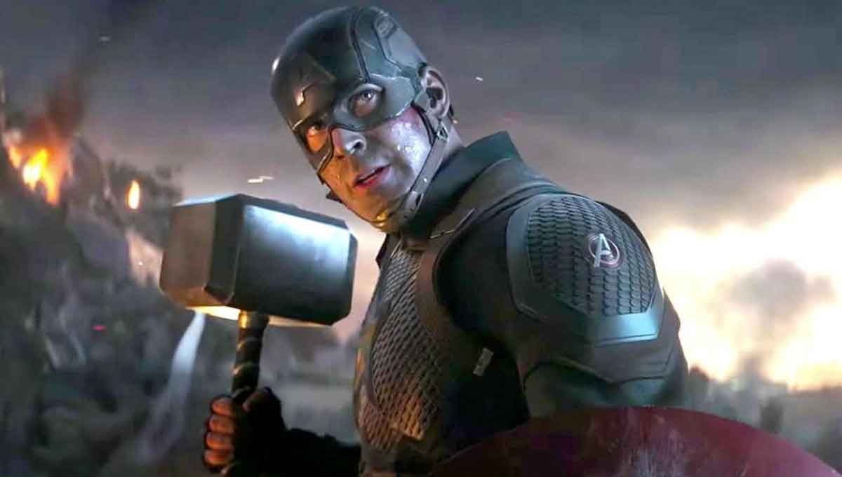 capitán américa martillo de thor