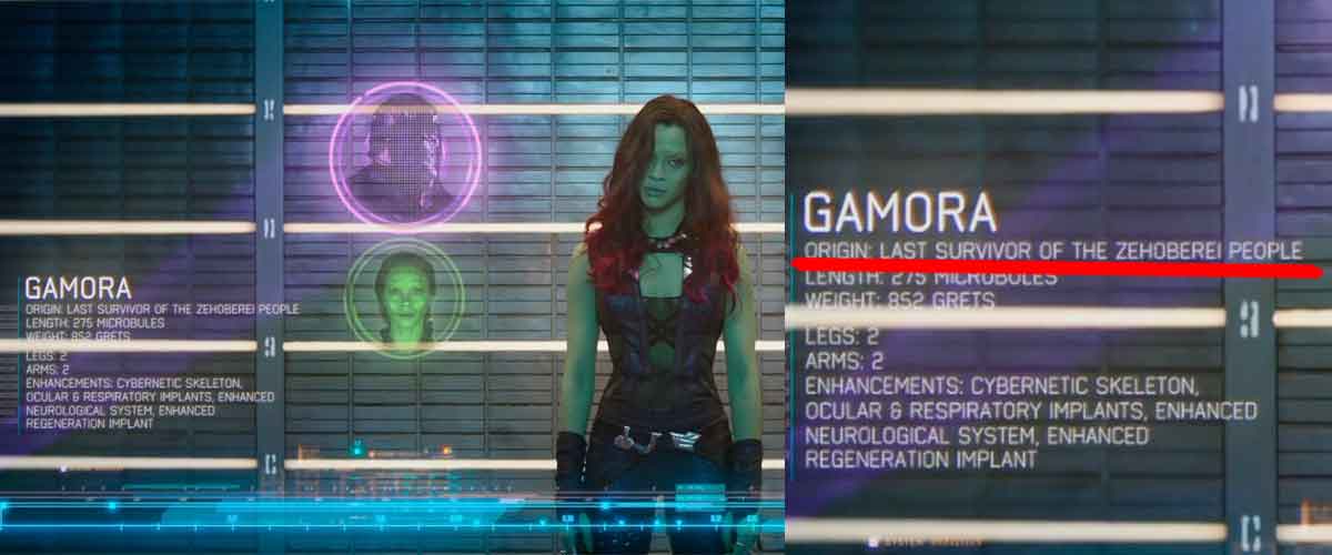 vengadores: infinity war y guardianes de la galaxia se contradicen