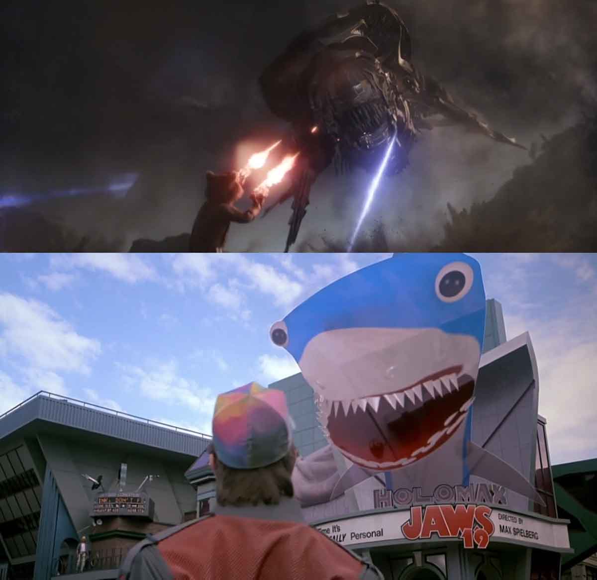 vengadores: endgame tiene una referencia a regreso al futuro 2