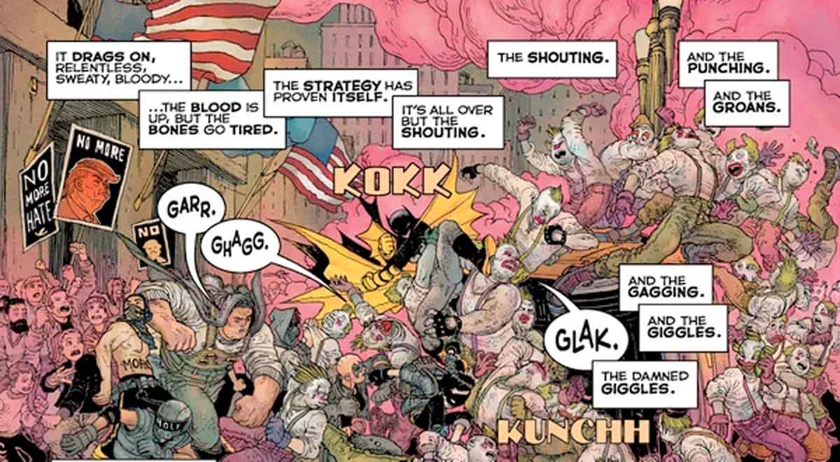 joker y darkseid hacen campaña por donald trump