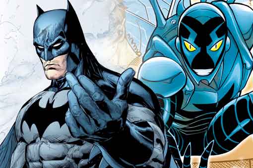 batman se convierte en el nuevo escarabajo azul (blue beetle)