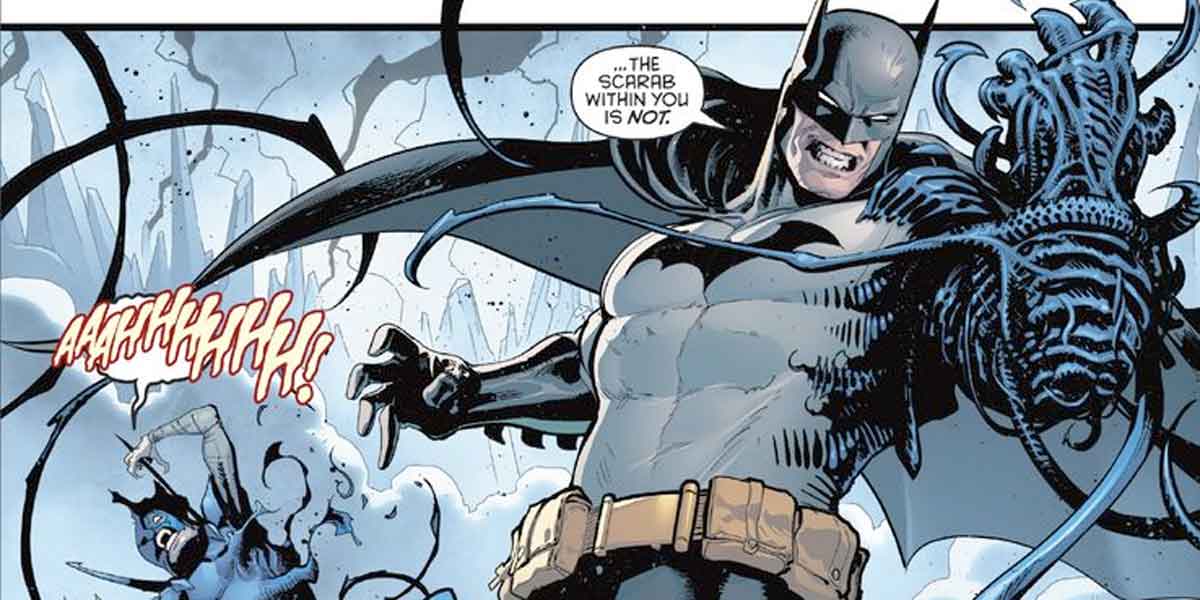 batman se convierte en el nuevo escarabajo azul (blue beetle)