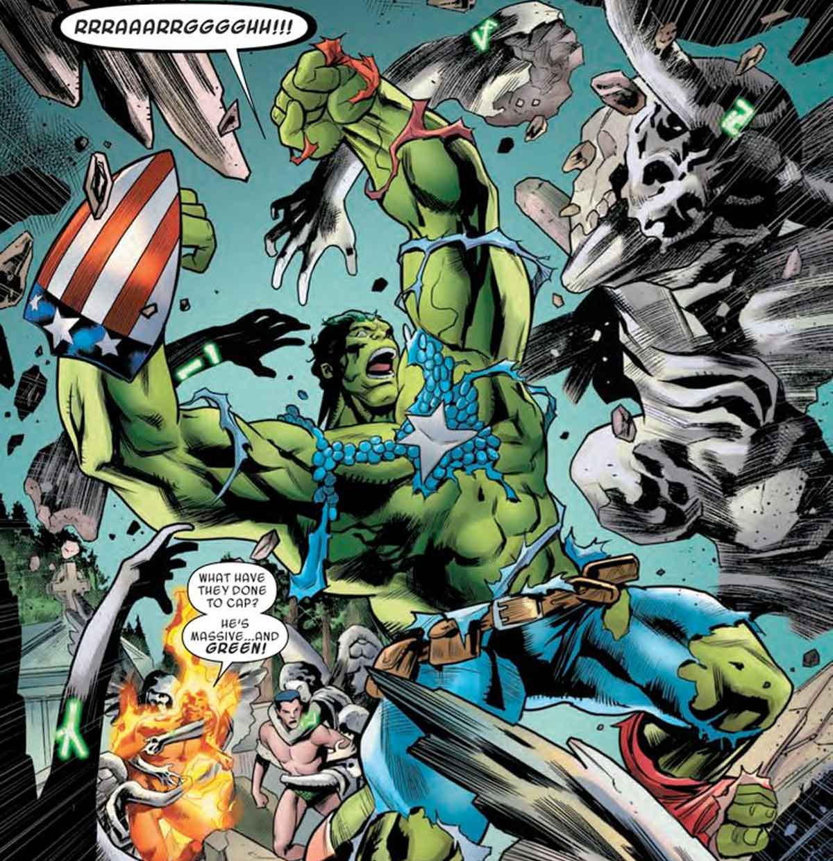 dos vengadores se fusionan en un poderos héroe