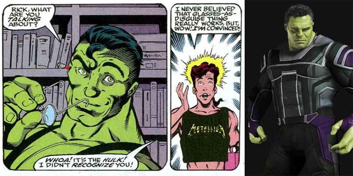 hulk imitó a una versión de superman en vengadores: endgame