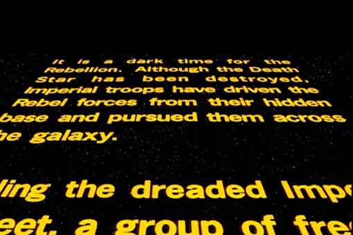 filtran las letras iniciales de star wars: el ascenso de skywalker