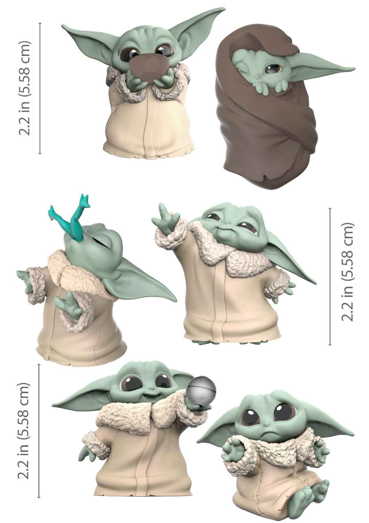 star wars revela los primeros juguetes de baby yoda ¡son adorables!