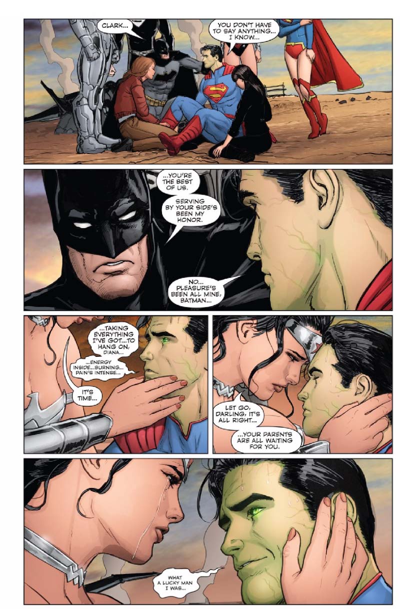 la muerte de superman